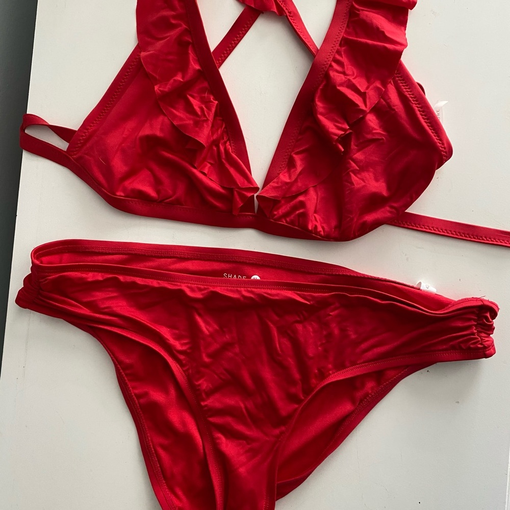 Red Shade and Shore Bikini